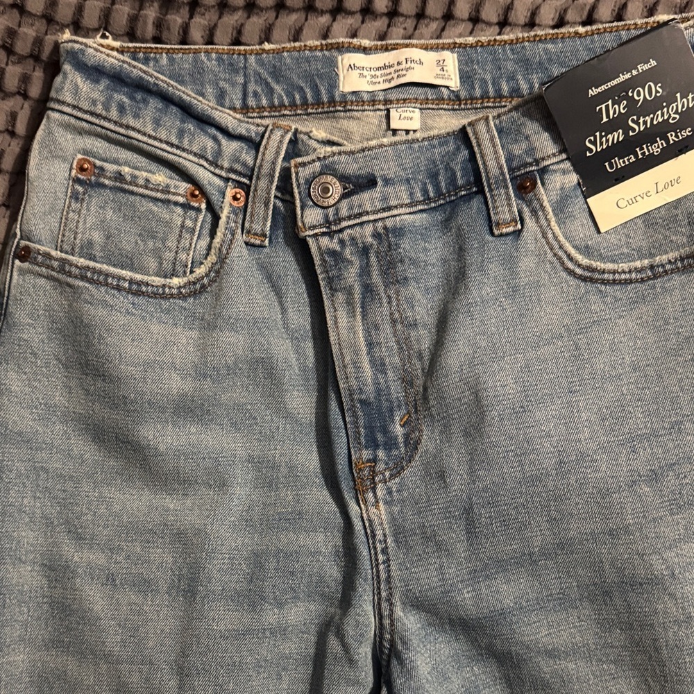Abercrombie & Fitch The 90s Slim Straight NWT - Picture 3 of 4